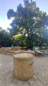 Rundballen ohne Auflage