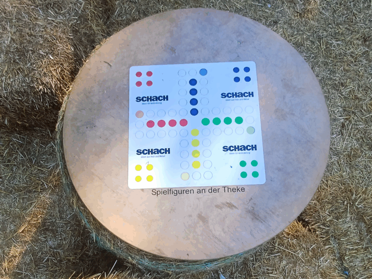 Bsp. Rundballen Tischplatte