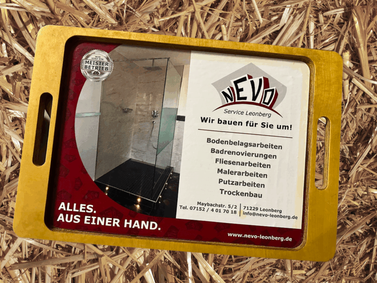 Beispiel Holztablett